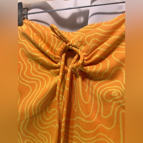 Zara Orange and Yellow Sarong Skirt - Picture 2 of 6
